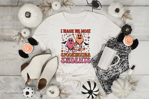 I Teach the Most Spooktacular Students PNG Sublimation Sublimation CraftLabSVG 