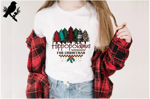 I Want a Hippopotamus for Christmas PNG Sublimation Jagonath Roy 