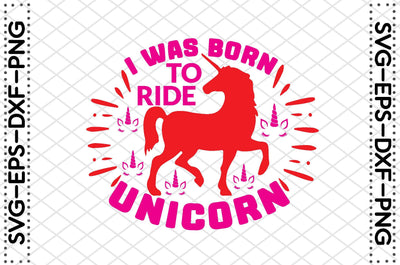 i was born to ride unicorn SVG farhad farhad 