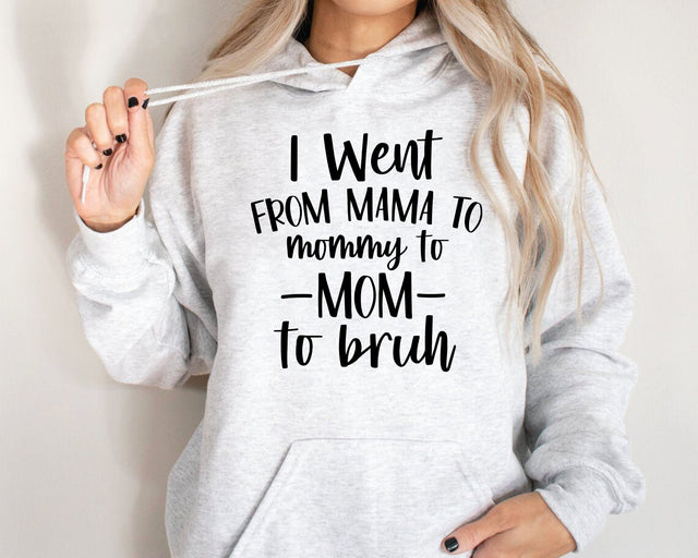 I Went from Mama to Mommy to Mom to Bruh SVG Design, Mom svg, mama svg SVG MD mominul islam 
