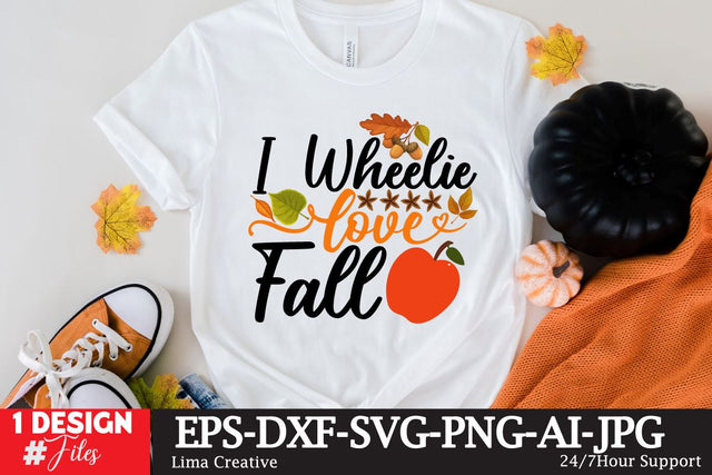 I Wheelie LOve Fall SVG Cute File , autumn quotes,Autumn SVG Design, Autumn Retro T-shirt Design,Autumn Illustration ,Autumn SVG Qoutes,Autumn Sublimation PNG SVG Insomnia Std 