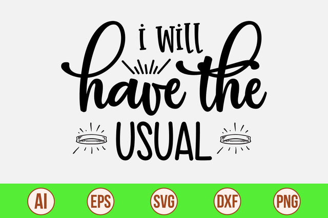 i will have the usual svg SVG nirmal108roy 