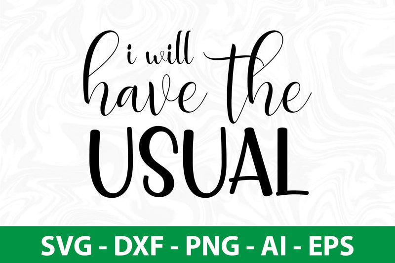 i will have the usual svg SVG orpitasn 