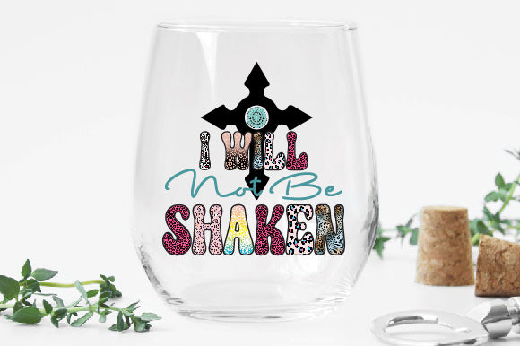 I Will Not Be Shaken Sublimation Sublimation Creativeart88 