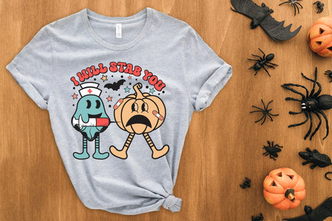 I Will Stab You - Halloween Nurse Sublimation Sublimation CraftLabSVG 