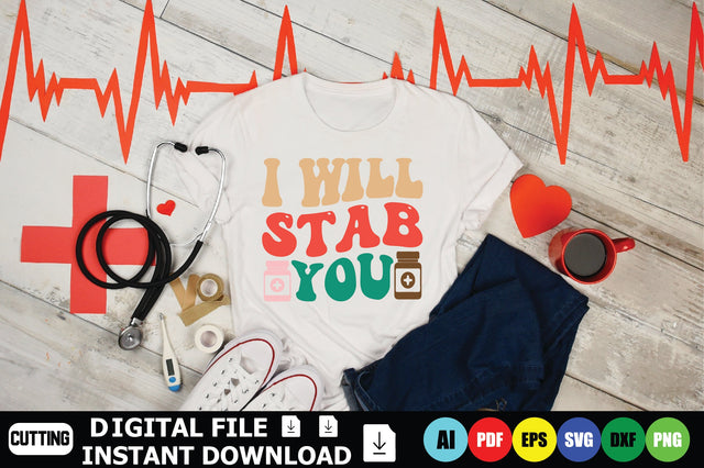 I Will Stab You SVG Shahin alam 