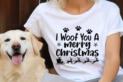 I Woof You A Merry Christmas SVG Angelina750 