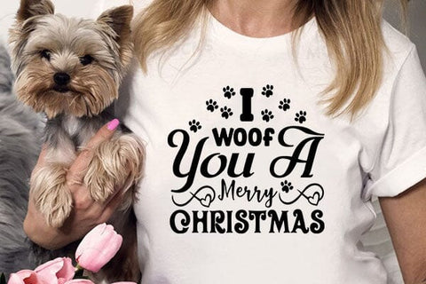 I Woof You A Merry Christmas SVG Angelina750 