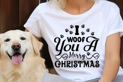 I Woof You A Merry Christmas SVG Angelina750 