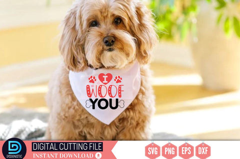 I woof you SVG SVG DESIGNISTIC 