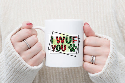 I Wuf You Sublimation Sublimation SVGista 