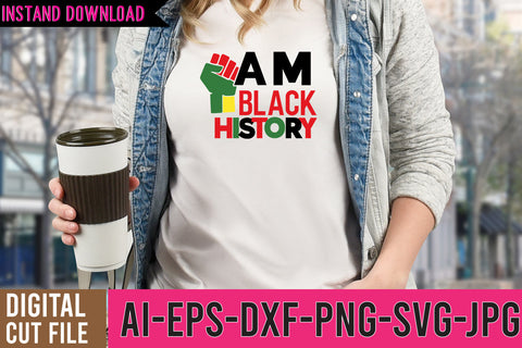 iam Black History SVG Design SVG BlackCatsMedia 