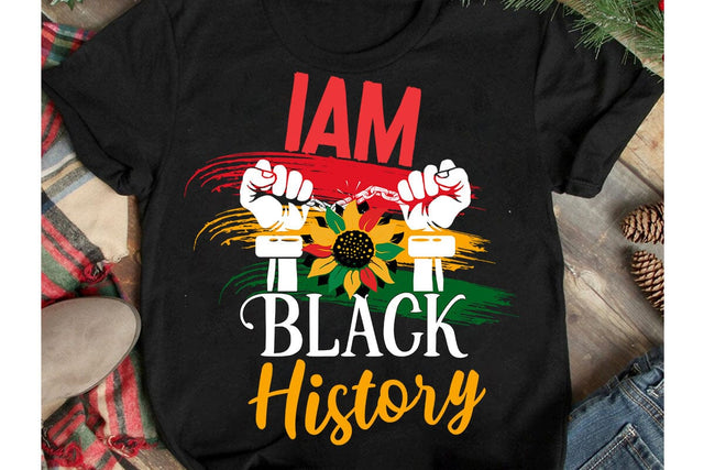 IAM Black History T-Shirt Design, IAM Black History SVG Design, 1865 Juneteenth SVG Cut File, 1865 Juneteenth SVG Design, 1865 Juneteenth Sublimation Design, Juneteenth Sublimation Design,Black history Month SVG Cut File SVG BlackCatsMedia 
