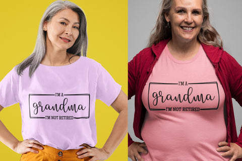 Iam Grandma I'm not Retired SVG NextArtWorks 
