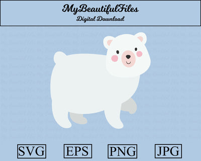 ice bear - Animal SVG MyBeautifulFiles 