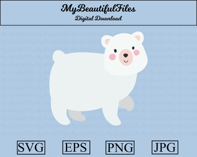 ice bear - Animal SVG MyBeautifulFiles 