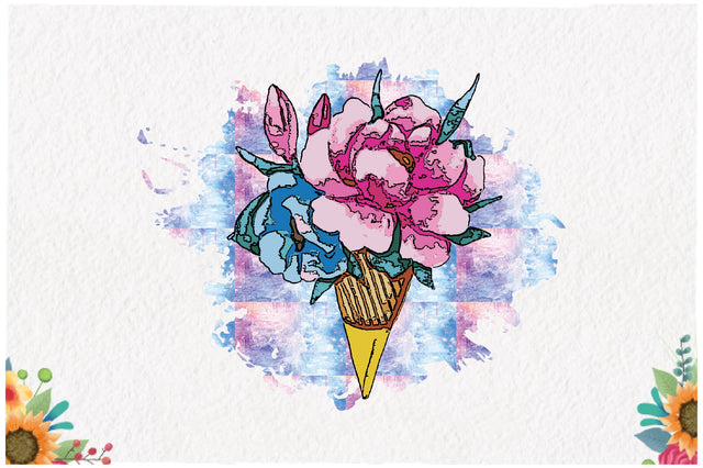 Ice Cream Bouquet Sublimation Sublimation Jagonath Roy 