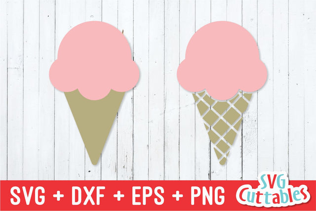 Ice Cream Cone Svg Cuttables 