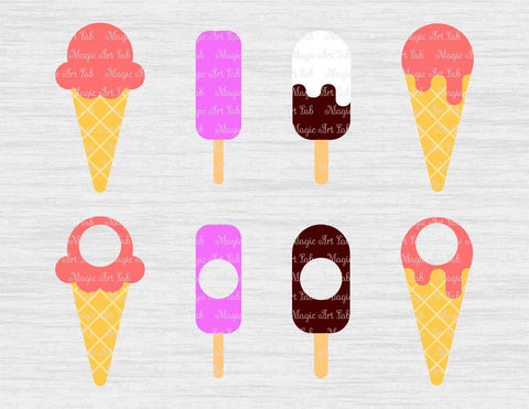 Ice cream cut files SVG MagicArtLab 