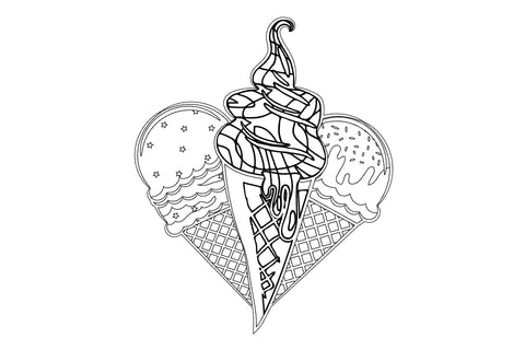 Ice Cream Design Bundle Sublimation Rupkotha 