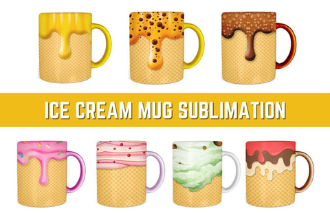 Ice Cream Mug Sublimation Sublimation SvgOcean 