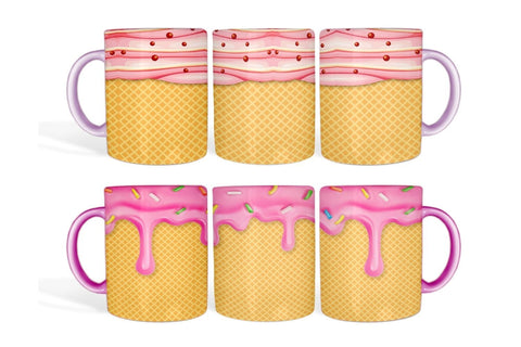 Ice Cream Mug Sublimation Sublimation SvgOcean 