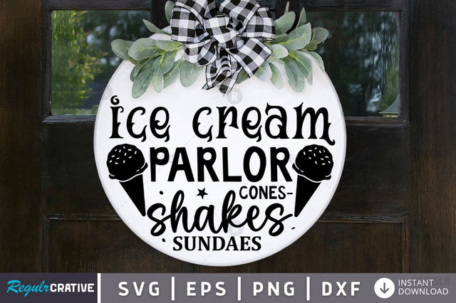 Ice cream parlor cones-shakes sundaes SVG SVG Regulrcrative 