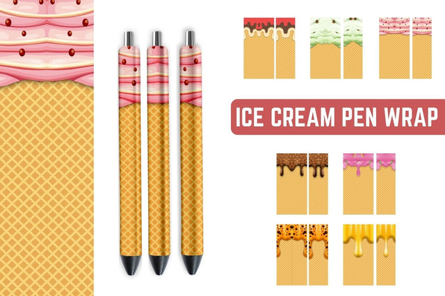 Ice Cream Pen Sublimation Sublimation SvgOcean 