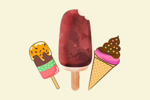 Ice Cream Rainbow PNG Sublimation Rupkotha 