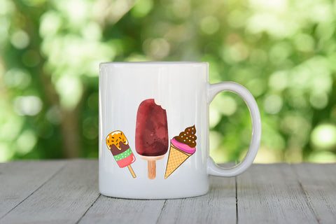 Ice Cream Rainbow PNG Sublimation Rupkotha 