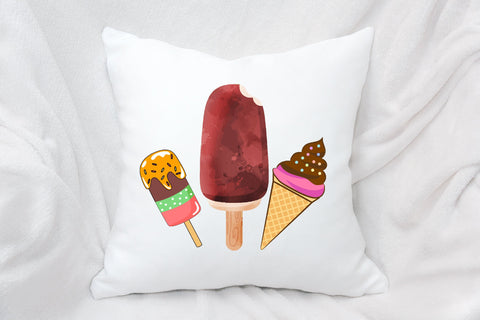 Ice Cream Rainbow PNG Sublimation Rupkotha 