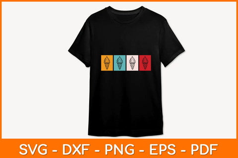 Ice Cream Retro Vintage Svg Design SVG artprintfile 