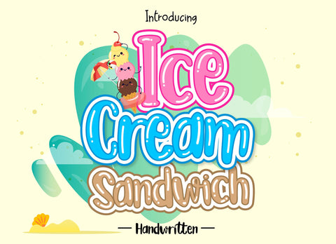 Ice Cream Sandwich Font BB Digital Arts 