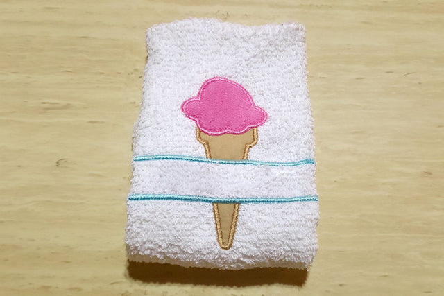 Ice Cream Split Applique Embroidery Embroidery/Applique Designed by Geeks 
