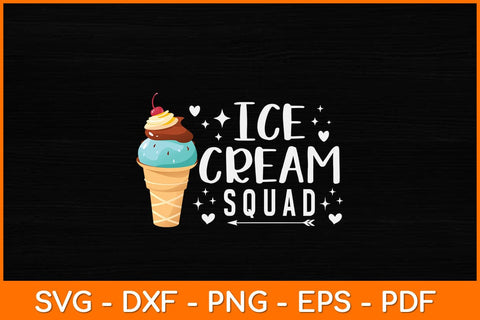 Ice Cream Squad Svg Design SVG artprintfile 