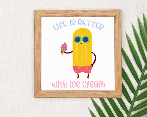 Ice Cream SVG Bundle, 6 Designs, Funny Ice Cream SVG, Popsicle SVG, We All Scream For Ice Cream SVG, Hello Summer SVG SVG HappyDesignStudio 