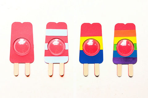 Ice Cream Treats Candy Dome Holder SVG Trio 3D Paper Risa Rocks It 