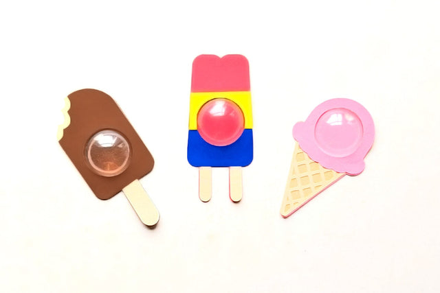 Ice Cream Treats Candy Dome Holder SVG Trio 3D Paper Risa Rocks It 