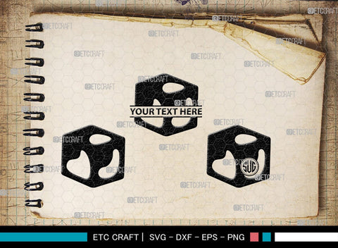 Ice Cube Monogram, Ice Cube Silhouette, Ice Cube SVG, Ice Svg, Melting Ice Svg, Cube Svg, Frozen Water Svg, SB00451 SVG ETC Craft 