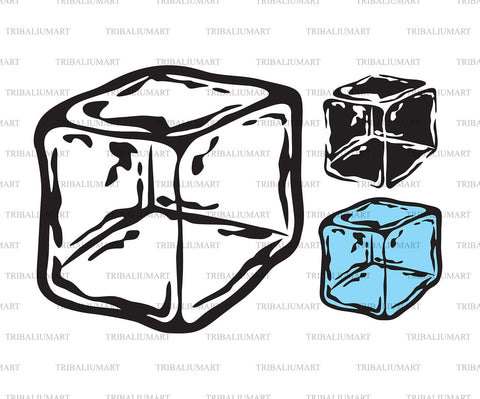 Ice cube SVG TribaliumArtSF 