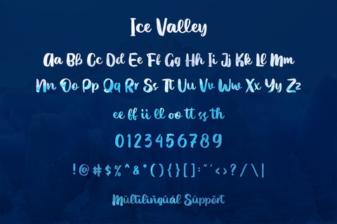 Ice Valley Font Good Java 