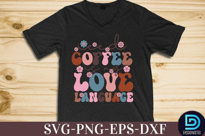 Iced Coffee is my love language, Coffee SVG Design SVG DESIGNISTIC 