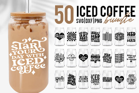 Iced coffee svg | Ice coffee svg bundle SVG Alana Creates 