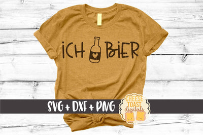 Ich Liebe Bier - Oktoberfest SVG PNG DXF Cut Files SVG Cheese Toast Digitals 