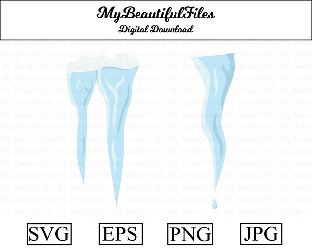 icicle - christmas SVG MyBeautifulFiles 