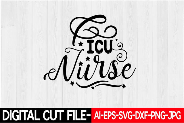 Icu Nurse SVG Blessedprint 