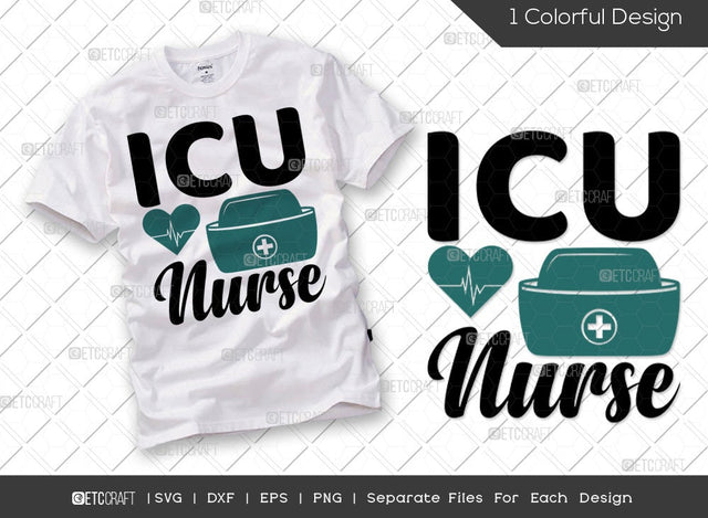 ICU Nurse SVG Cut File | Nurse Gift Svg | Nursing Life Svg | Emergency Room Nurse Svg | Nurse Appreciation Svg | Essential Worker Svg | Nurse Quote Svg SVG ETC Craft 