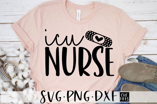 ICU Nurse SVG | Nursing SVG SVG RedFoxDesignsUS 