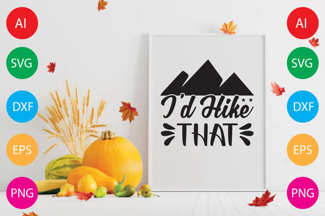 I'd Hike That SVG CraftlabSvg29 
