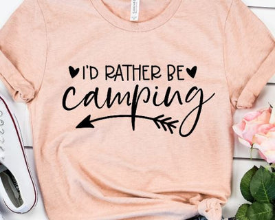 I'd Rather Be Camping SVG - Camping SVG - Camper SVG SVG She Shed Craft Store 